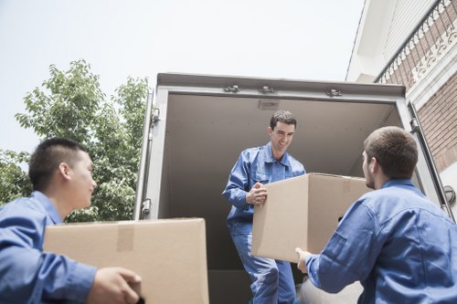 Safety review and inspection taking place at a storage site