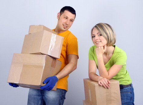 Protected wooden and upholstered furniture in local storage