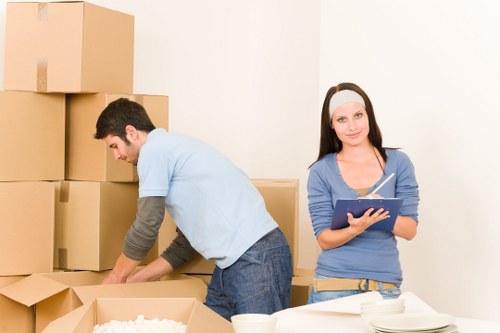 Clean and organized furniture storage space in Thorntonheath